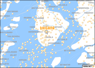 map of Dhigāna