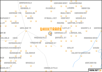 map of Dhiiktaare