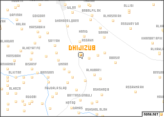 map of Dhī Jizub