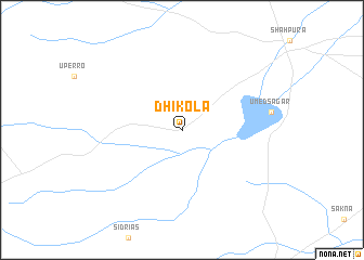 map of Dhikola