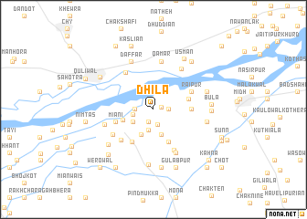 map of Dhila