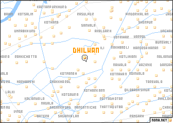 map of Dhilwān