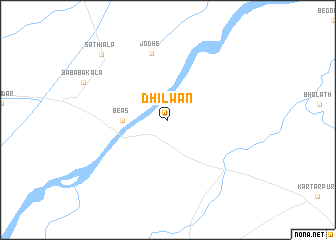 map of Dhilwān