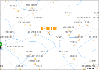 map of Dhímitra