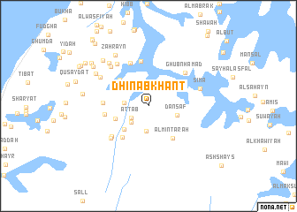 map of Dhinab Khant