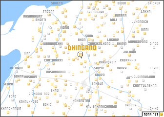 map of Dhingāno
