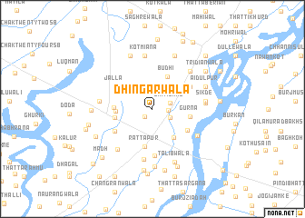 map of Dhingarwāla