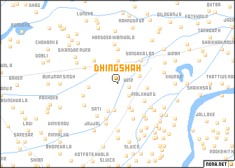 map of Dhing Shāh