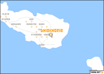 map of Dhío Khoría