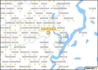 map of Dhiruāil