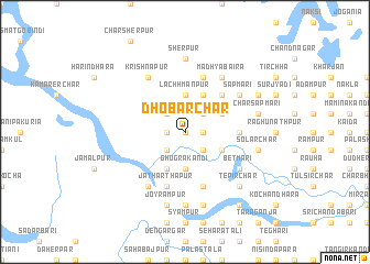 map of Dhobār Char