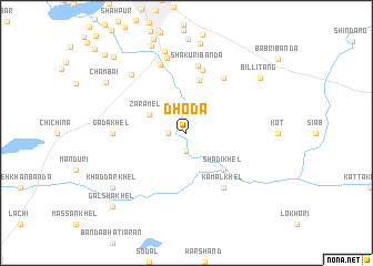 map of Dhoda