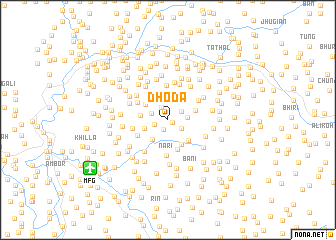 map of Dhoda