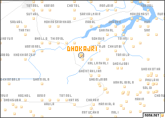 map of Dhok Ajri