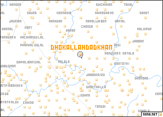 map of Dhok Allāhdād Khān