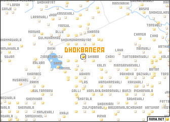 map of Dhok Bānera