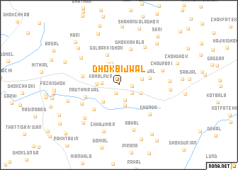 map of Dhok Bijwāl