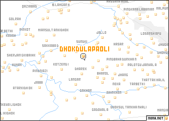 map of Dhok Dula Paoli