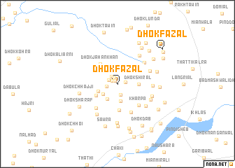 map of Dhok Fazal