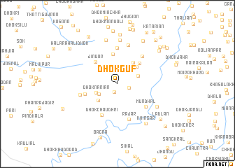 map of Dhok Guf