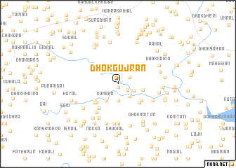 map of Dhok Gujrān