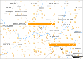 map of Dhok Imām Bakhsh
