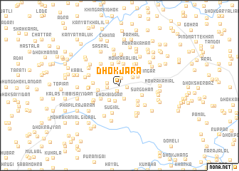 map of Dhok Jāra