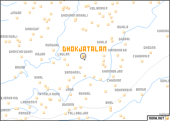 map of Dhok Jatālān