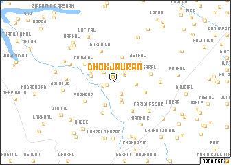 map of Dhok Jāurān