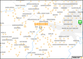 map of Dhok Kak