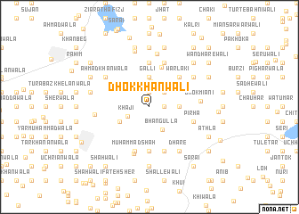 map of Dhok Khānwāli