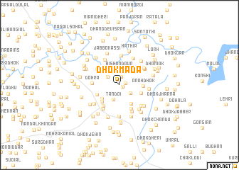 map of Dhok Mada