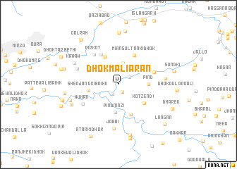 map of Dhok Maliarān