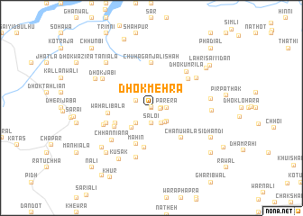 map of Dhok Mehra