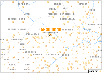 map of Dhok Miāna