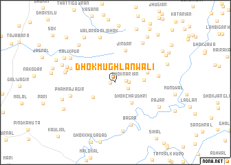 map of Dhok Mughlānwāli