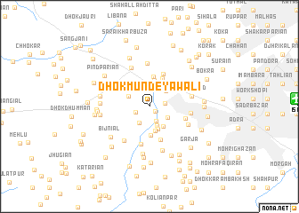 map of Dhok Mundeyawāli
