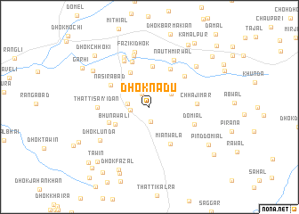 map of Dhok Nādu