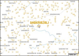 map of Dhok Niāz Ali