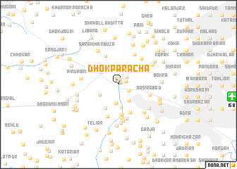 map of Dhok Parācha
