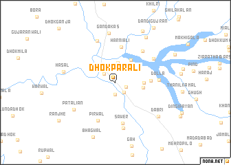 map of Dhok Parāli