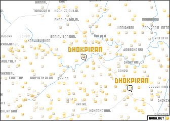 map of Dhok Pīrān