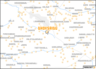 map of Dhok Saidu