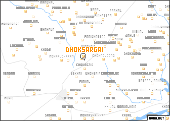 map of Dhok Sargai