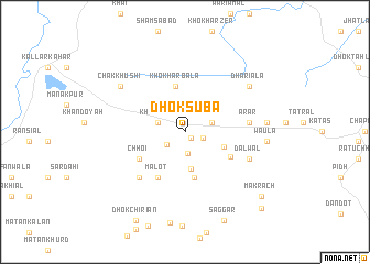 map of Dhok Suba