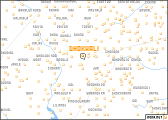 map of Dhok Wali