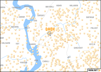 map of Dhok