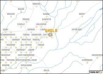 map of Dhola
