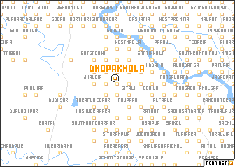 map of Dhopākhola