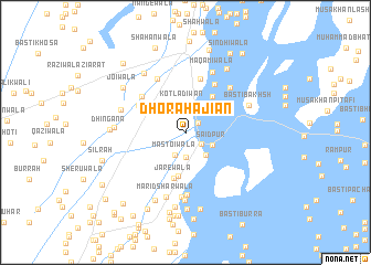 map of Dhora Hājiān
